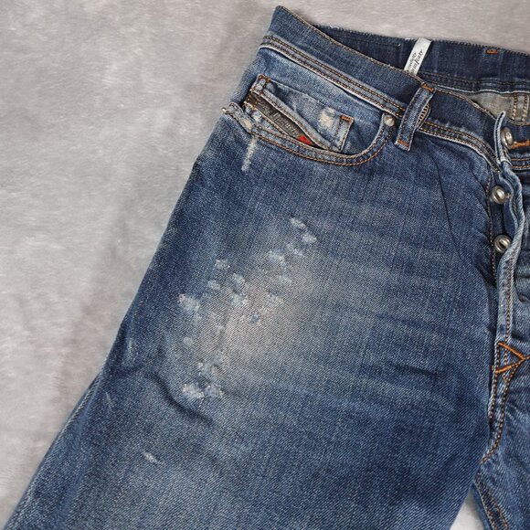 Diesel Men's Skinny Jeans - Blue - Picture 6 of 15